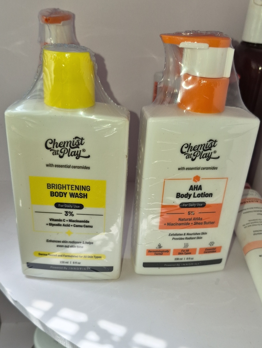 Chemist At PlayBrightening Body Wash & Lotion- Nwt